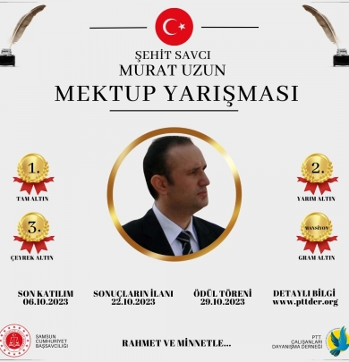 Şehit Savcı Murat UZUN Mektup Yarışması 