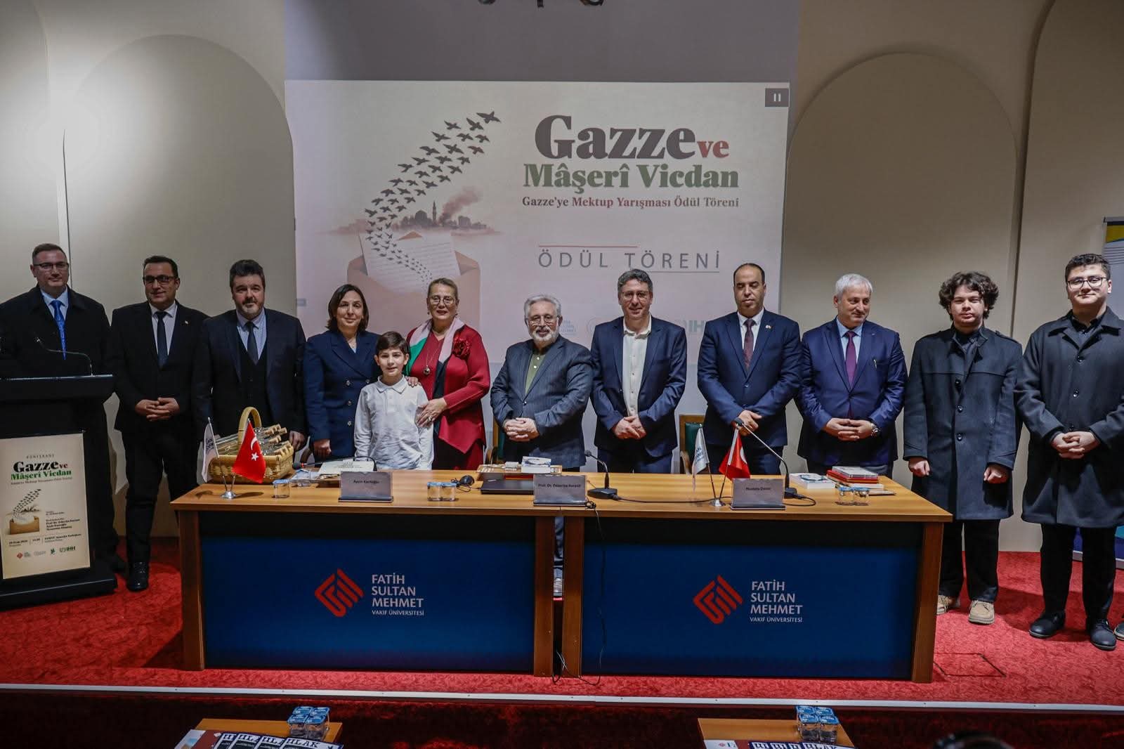 Gazze'ye Mektup yarışmamızın ödül töreni gerçekleşti