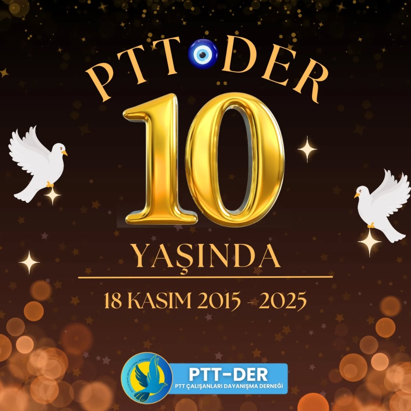  PTT-DER 10 yaşında...
