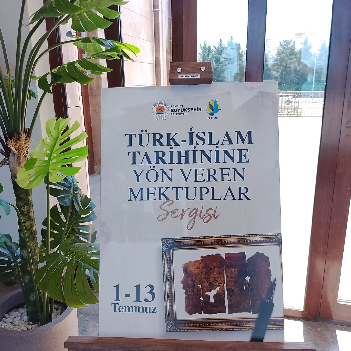 Türk İslam Tarihine Yön Veren Mektuplar sergimiz Samsun'da...